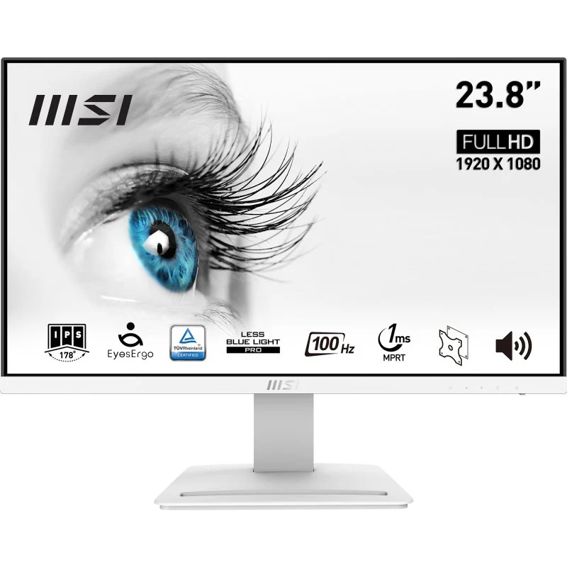 Monitor MSI PRO MP243XW 24" Blanco - Imagen 1